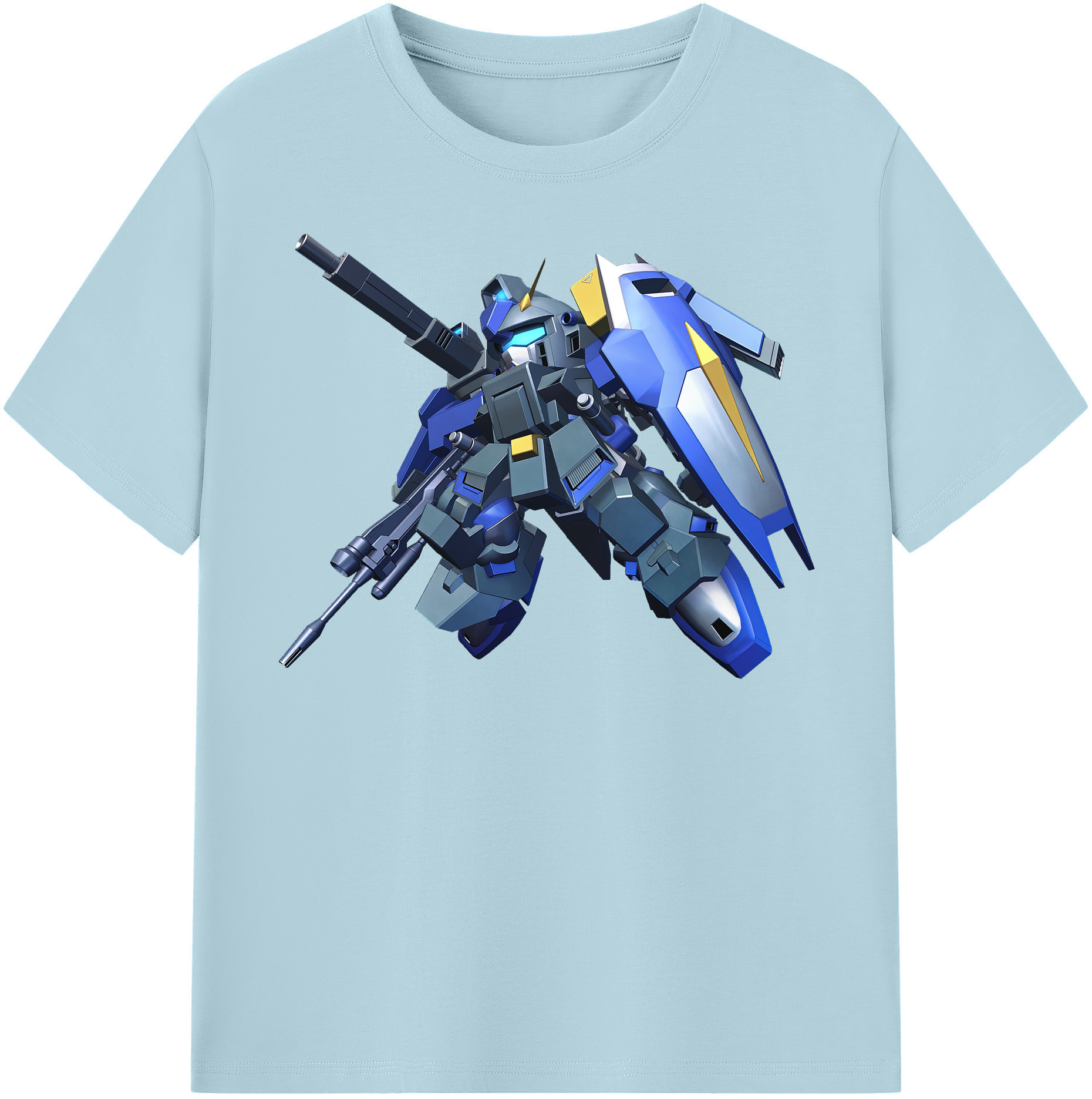 （画像用） 機動戦士ガンダム Mobile Suit Gundam 綿100％半袖Tシャツ（フロントプリント）